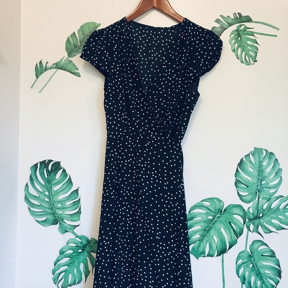 SHEIN Dresses & Skirts - SHEIN Spotted Wrap Dress